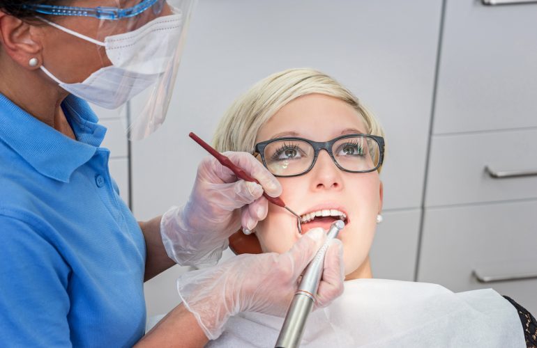 Professional dentistry (PTC) against plaque